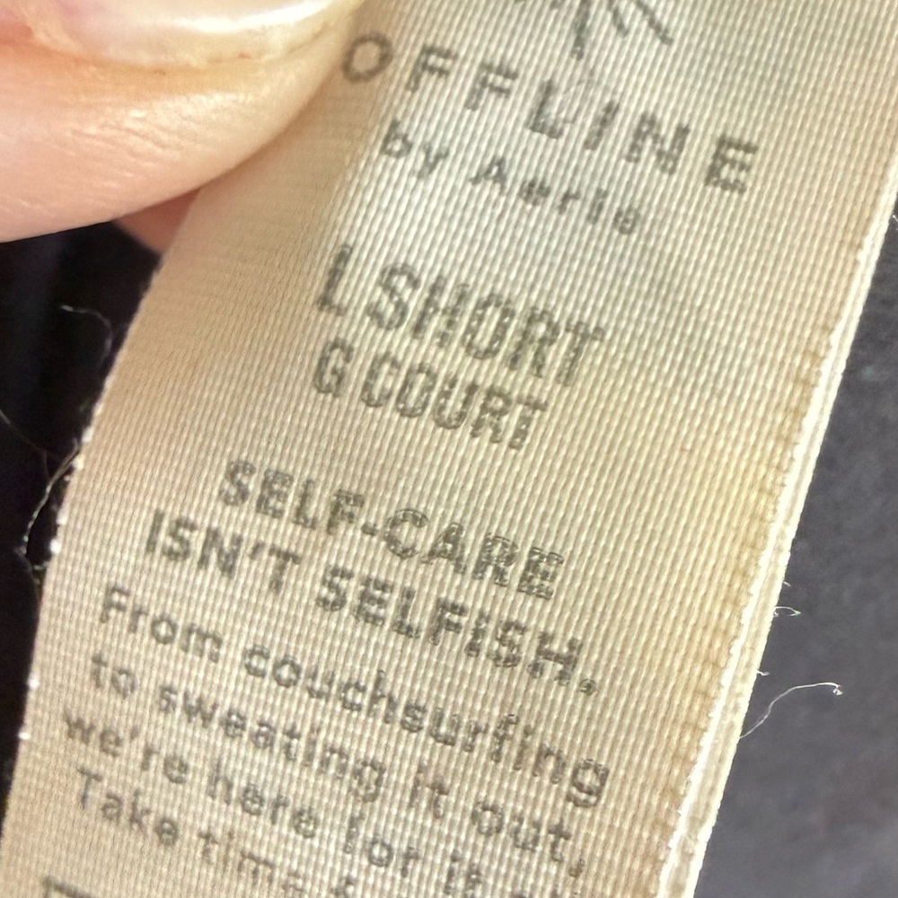 OFFLINE By Aerie Real Me High Waisted Crossover Flare Legging Size Large Short - Picture 5 of 6